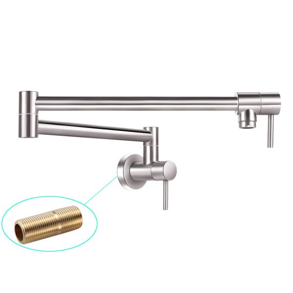 Wall Mount Kitchen Sink Pot Filler Faucet