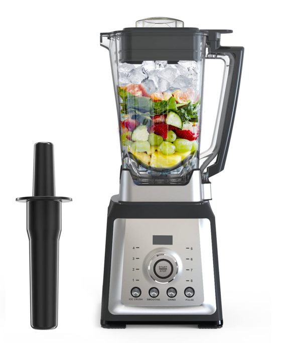 Countertop Blender with 8 Adjustable Speeds