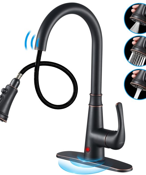 Cobbe Touchless Kitchen Faucet with Sprayer Motion Sensor