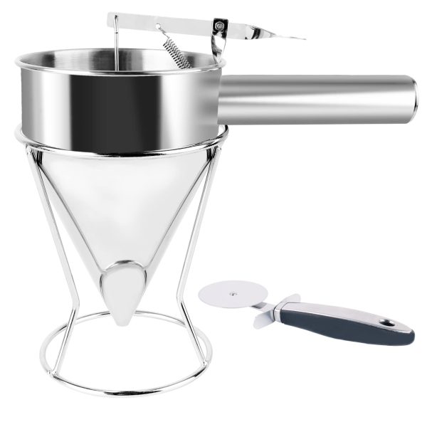 Pancake Batter Dispenser Piston Funnels