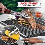 GRILAZ Heavy-Duty Rose Wooden BBQ Grilling Tools Set. - Image 5