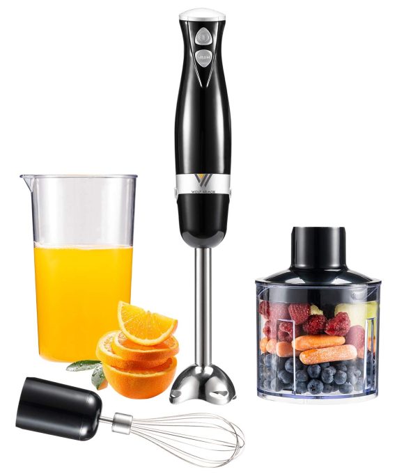 3-In-1 Immersion Hand Blender 300 Watt 2-Speed