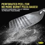 12-Inch Non-Stick Pizza Peel - A Sturdy Steel Paddle for Crispy Perfection - Image 4