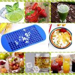 3 Pack Mini Silicone Ice Cubes Tray - 160 Grids for Chilling Drinks - Image 7