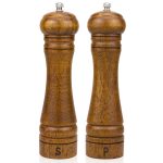 XQXQ Wood Salt and Pepper Mill Set