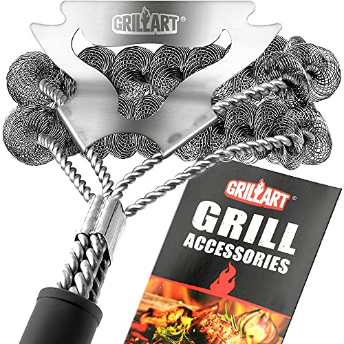 GRILLART Grill Brush and Scraper Bristle Free
