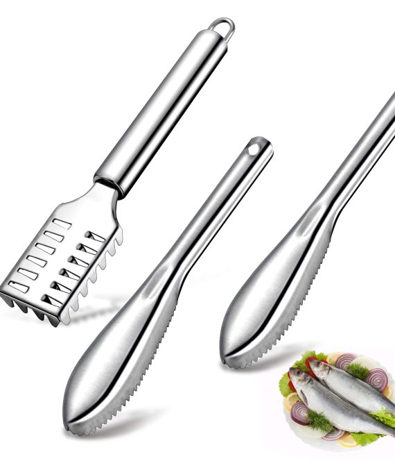 Fish Scaler Brush With Stainless Steel Sawtooth Easily Remove