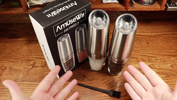 Gravity Electric Salt and Pepper Grinder Set of 2 - Image 7