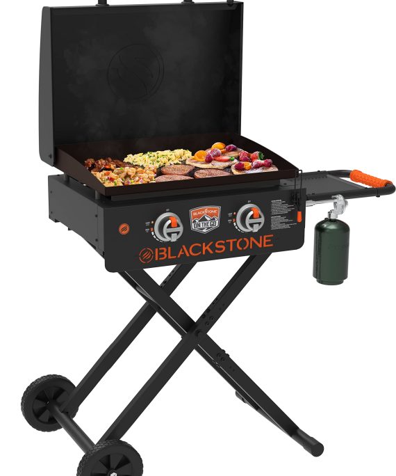 On The Go Scissor-Leg Two Burners Gas Hood