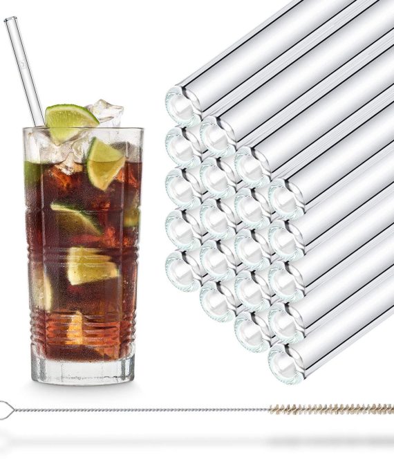 Reusable Drinking Straws for Smoothies, Cocktails