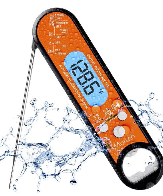 Marsno Instant Read Meat Thermometer for Cooking
