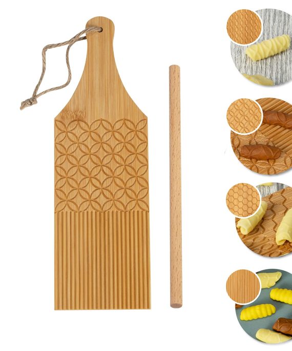 Garganelli Board and Gnocchi Stripper Spaghetti Macaroni