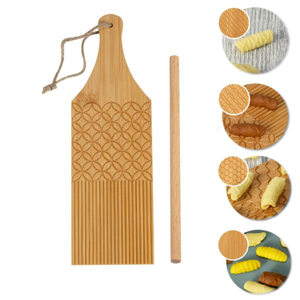 Garganelli Board and Gnocchi Stripper Spaghetti Macaroni