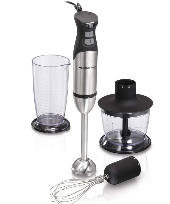 4-in-1 Immersion Hand Blender with Handheld Blending Stick