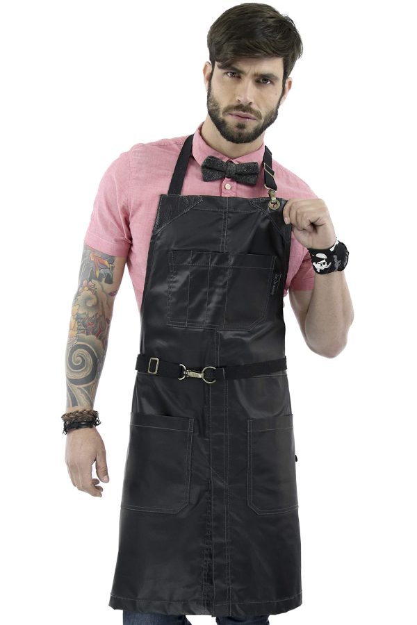 Under NY Sky No-Tie Jet Black Apron