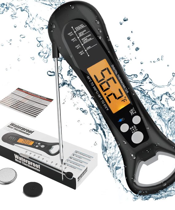 IPX7 Waterproof Instant Read Food Thermometer Probe