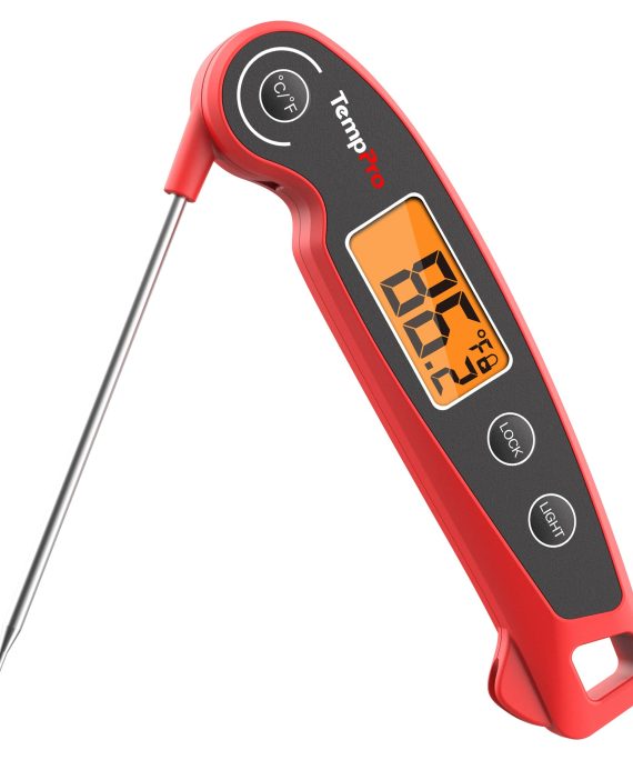 Motion Sensing Digital Meat Thermometer for Cooking
