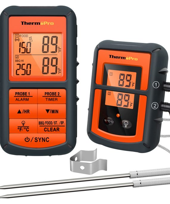 Wireless Meat Thermometer for Grilling Smoker BBQ Grill