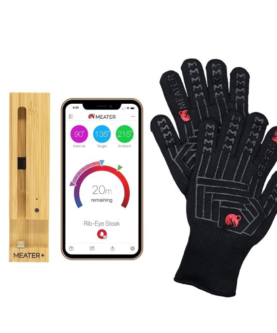 Smart Meat Thermometer with BBQ/Oven Gloves
