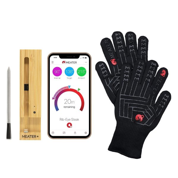 Smart Meat Thermometer with BBQ/Oven Gloves
