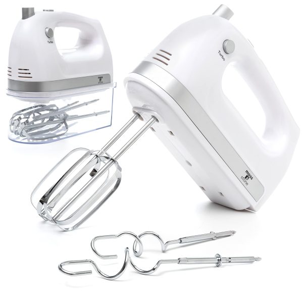 Moss & Stone Hand Mixer With Snap-On Storage Case