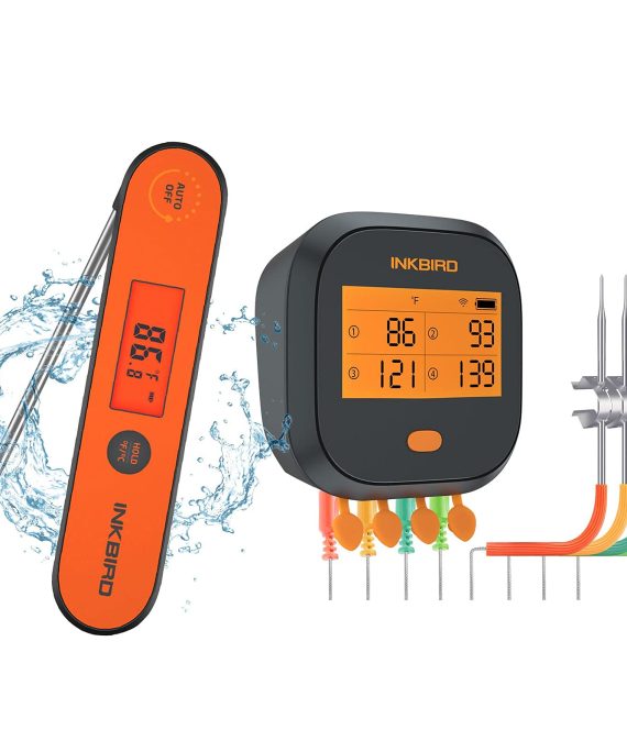 Inkbird WiFi Grill Thermometer IBBQ-4T and Instant Read