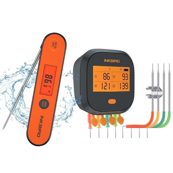 Inkbird WiFi Grill Thermometer IBBQ-4T and Instant Read