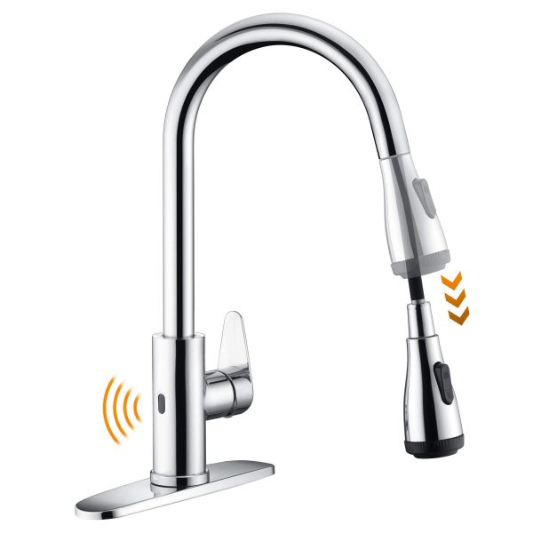 Rainovo Touchless Kitchen Faucet with 4 Modes
