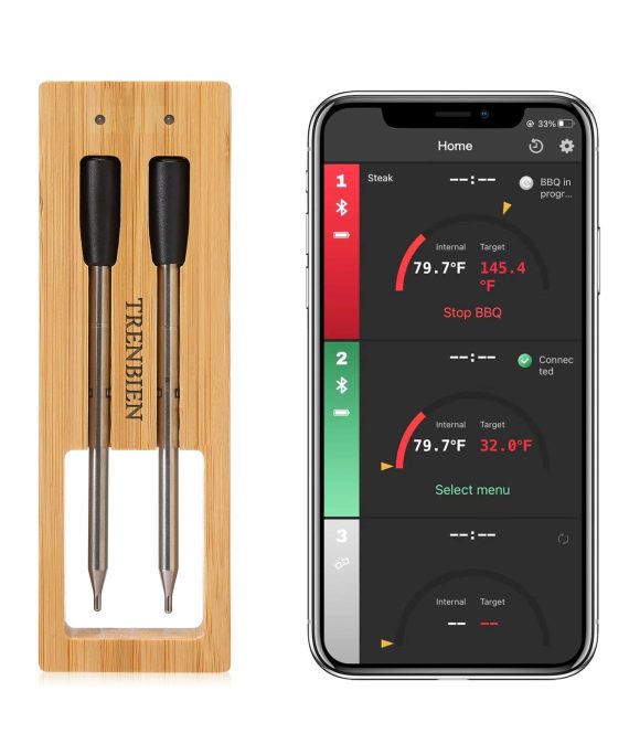 Wireless Meat Thermometer with Bluetooth