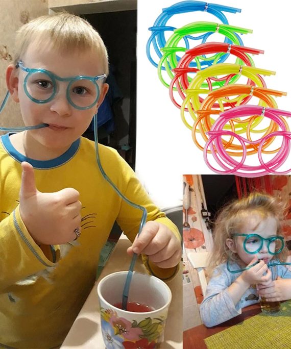 Dockomo Funny Soft Glasses Straw