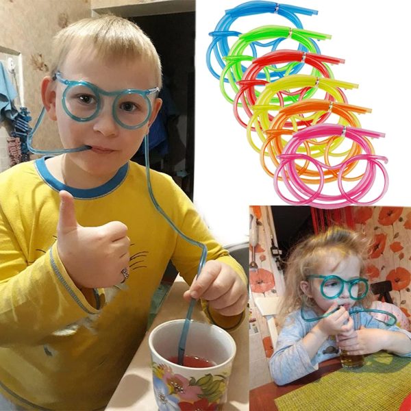 Dockomo Funny Soft Glasses Straw