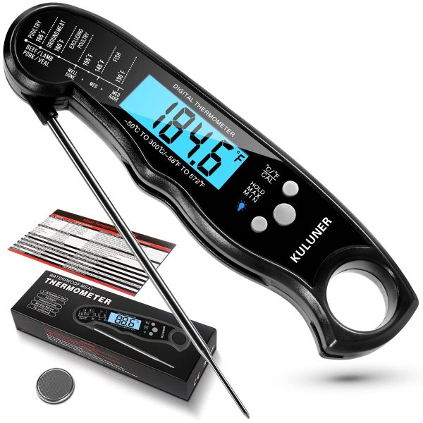 Folding Probe Digital Instant Read Meat Thermometer