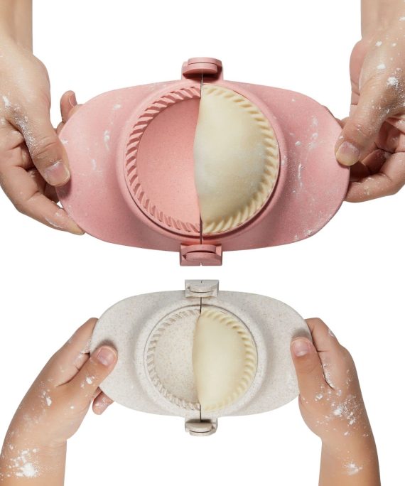 Dumpling Dough Press Mold Set With Ring Cutter and Stuffing Spoon
