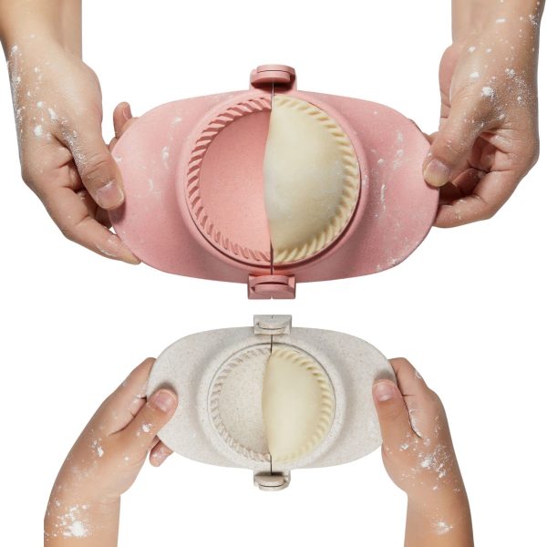 Dumpling Dough Press Mold Set With Ring Cutter and Stuffing Spoon