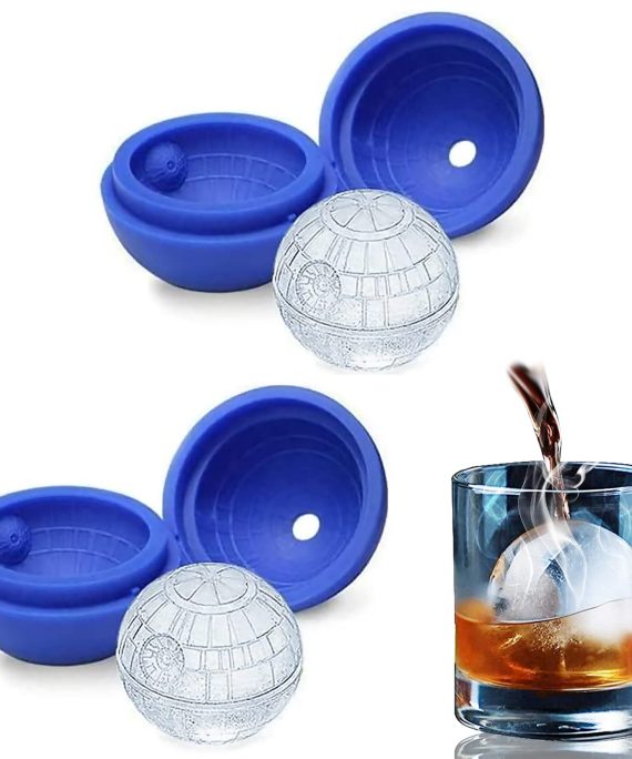2 Pack Frozen Ice Ball Maker for Cool Drinks and Baking