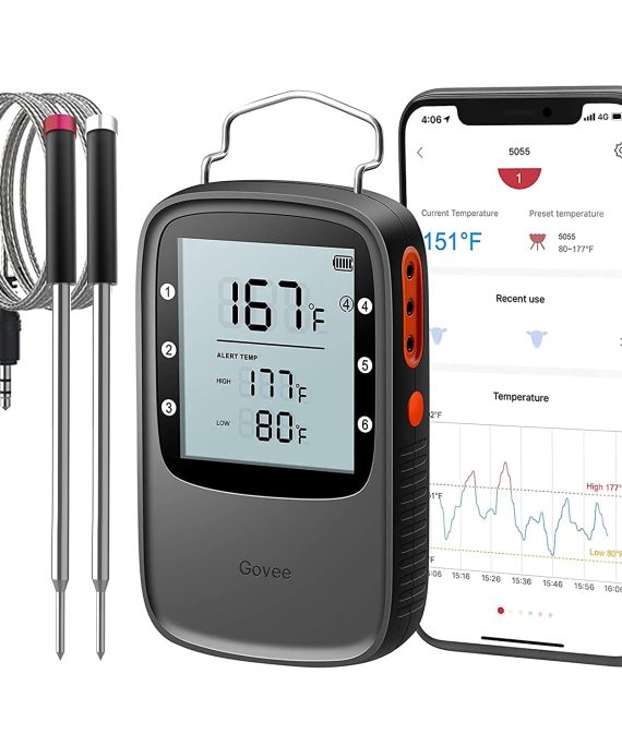 Wireless Meat Thermometer for Smoker Oven