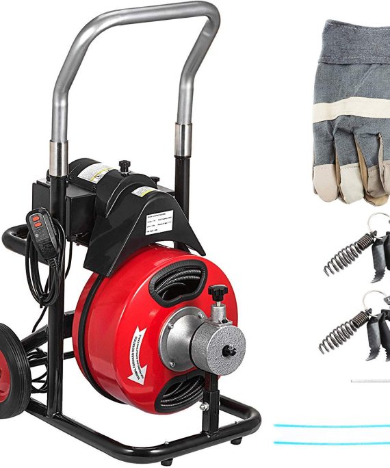 Drain Cleaner Machine with Cutters Drain Auger Cleaner