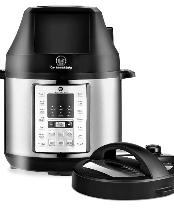 6.5Qt Pressure Cooker and Air Fryer Combos