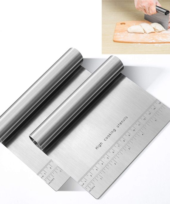 Pro Dough Pastry Scraper/Cutter/Chopper Stainless Steel