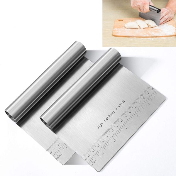 Pro Dough Pastry Scraper/Cutter/Chopper Stainless Steel