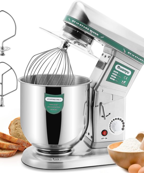Huanyu Commercial Stand Mixer 10QT 500W