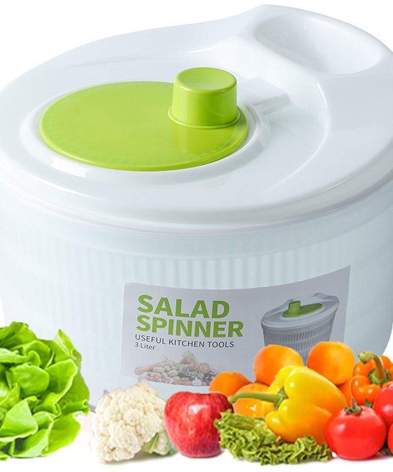 Salad Spinner Vegetable Washer 3.5Quarts Large Capacity