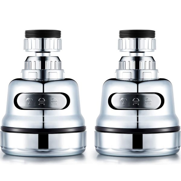 2 Packs Movable Kitchen Tap Head Faucet Sprayer