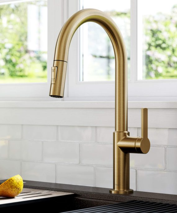 Kraus Oletto Single Handle Pull-Down Kitchen Faucet