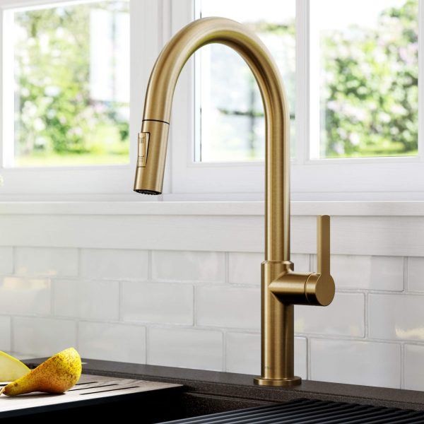 Kraus Oletto Single Handle Pull-Down Kitchen Faucet