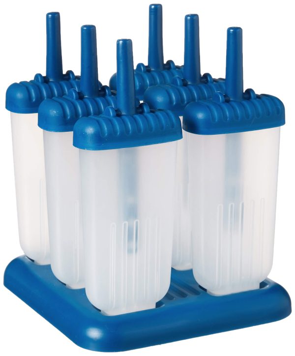 Drip-Guard Handle 4 Ounce, Set of 6 Ice Pop Molds