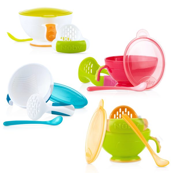 Bowl with Spoon and Food Masher