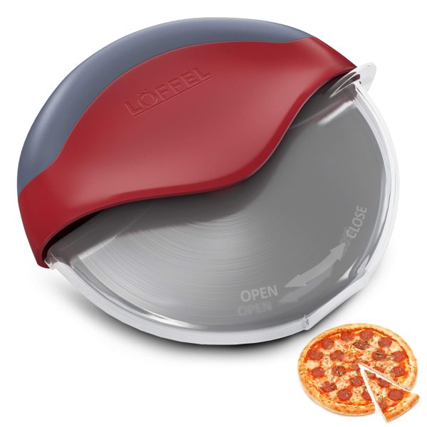 Premium Pizza Cutter with Wheel Slicer