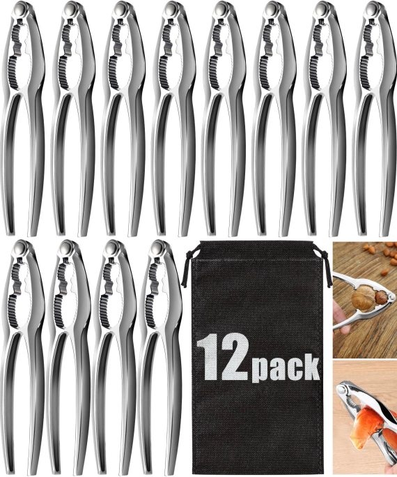 12 Pcs Crab Crackers and Tools Set Heavy Duty