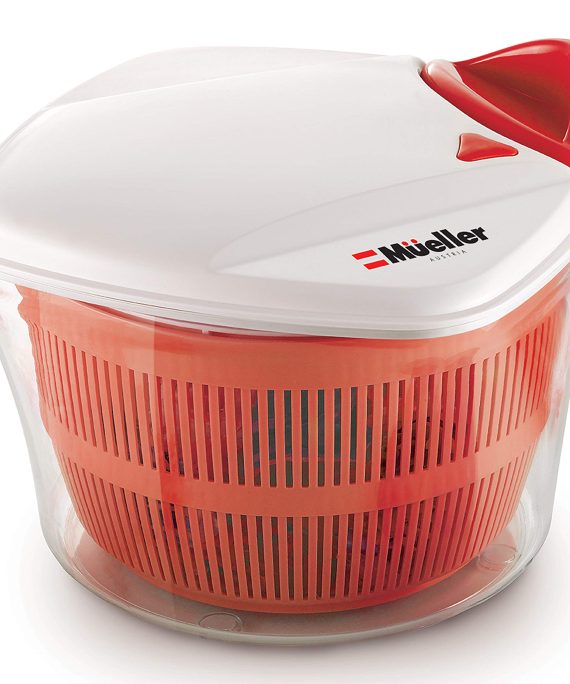 Mueller Large 5L Salad Spinner Vegetable Washer with Bowl